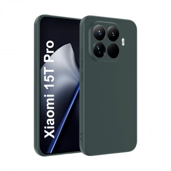 Xiaomi Mi 15t Pro First Silikon - Koyu Yeşil