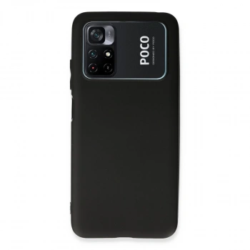 Xiaomi Poco M4 Pro 4g Kılıf First Silikon - Siyah