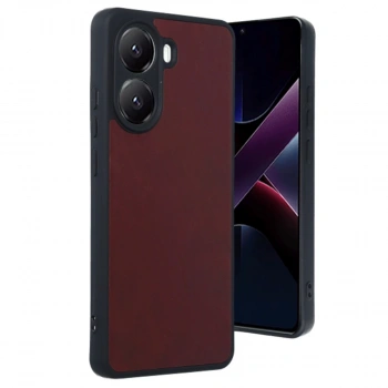 Xiaomi Poco X7 Pro Kılıf Aras Deri Kapak - Bordo