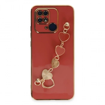 Xiaomi Redmi 10c Kılıf Esila Silikon - Kırmızı