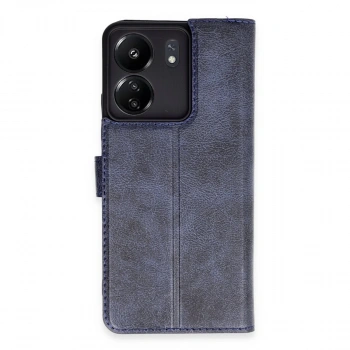 Xiaomi Redmi 13c Kılıf Trend S Plus Kapaklı Kılıf - Lacivert