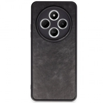 Xiaomi Redmi 14c Kılıf Aras Deri Kapak - Siyah