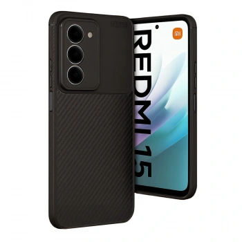 Xiaomi Redmi 15 4g Auto Focus Karbon Kapak - Siyah