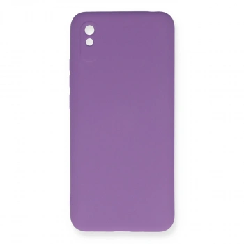 Xiaomi Redmi 9a Kılıf Nano İçi Kadife Silikon - Mor