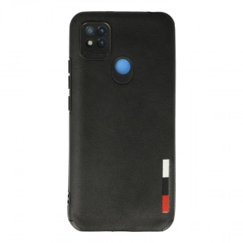 Xiaomi Redmi 9c Kılıf Loop Deri Silikon - Siyah