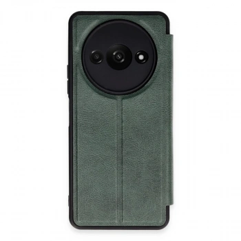 Xiaomi Redmi A3 4g Kılıf Flip Cover - Koyu Yeşil