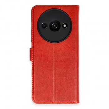 Xiaomi Redmi A3 4g Kılıf Trend S Plus Kapaklı Kılıf - Kırmızı