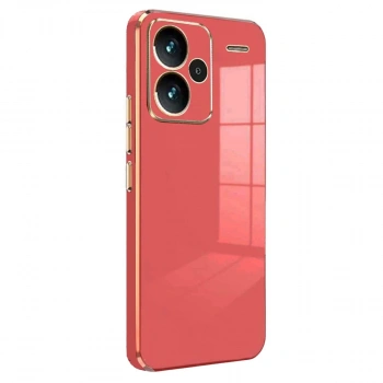 Xiaomi Redmi Note 13 Pro Plus Kılıf Volet Silikon - Kırmızı