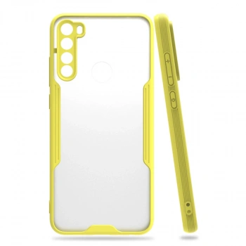 Xiaomi Redmi Note 8 Kılıf Platin Silikon - Sarı