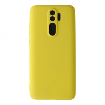 Xiaomi Redmi Note 8 Pro Kılıf First Silikon - Sarı