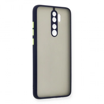 Xiaomi Redmi Note 8 Pro Kılıf Montreal Silikon Kapak - Lacivert
