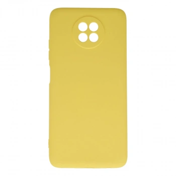 Xiaomi Redmi Note 9 5g Kılıf Nano İçi Kadife Silikon - Sarı