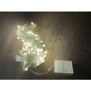 10m 100 Led Damla Uçlu Gün Işığı Şeffaf Kablo Mz-17-4