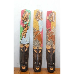 Ahşap Duvara Asmalı 1.metre Maske Galıleo-10