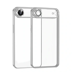 Apple İphone 17 Air Razer Lensli Silikon - Gümüş