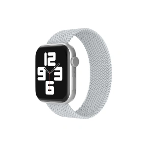 Apple Watch 38mm Ayarlı Solo Silikon Kordon - Beyaz