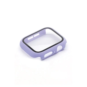 Apple Watch 38mm Camlı Kasa Ekran Koruyucu - Lila