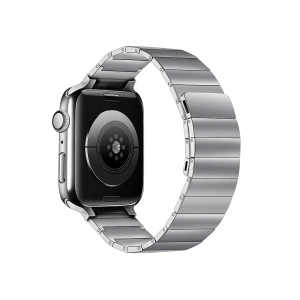 Apple Watch 38mm Kr404 Huks Kordon - Gümüş