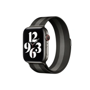 Apple Watch 38mm Metal Mıknatıslı Kordon - Siyah-beyaz