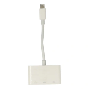 Apr23 Iphone Otg 3in1 - Beyaz
