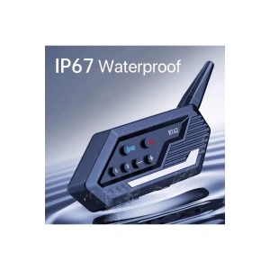 Bt62 Motosiklet Kask Kulaklığı Bluetooth Intercom 2 Intercom Bağlantılı
