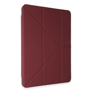 Huawei Honor Pad 9 Kılıf Kalemlikli Mars Tablet Kılıfı - Mürdüm