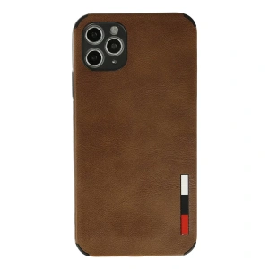 İphone 11 Pro Kılıf Loop Deri Silikon - Kahverengi