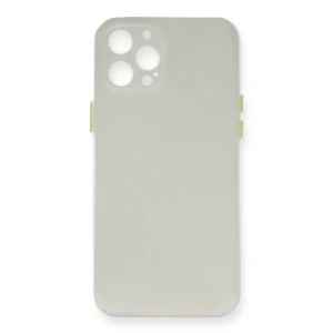 İphone 12 Pro Max Kılıf Pp Ultra İnce Kapak - Beyaz