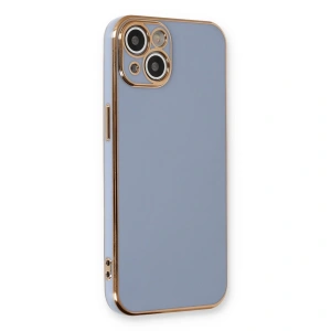 İphone 13 Kılıf Volet Silikon - Mavi