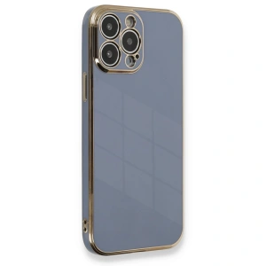 İphone 13 Pro Kılıf Volet Silikon - Mavi