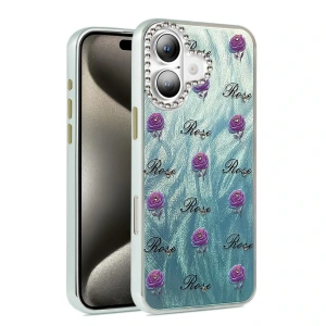 İphone 16 Kılıf Blade Aynalı Desenli Kapak - Desen 9