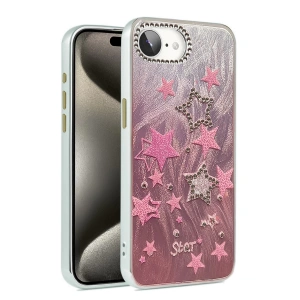 İphone 16e Kılıf Blade Aynalı Desenli Kapak - Desen 7