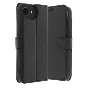 İphone 16e Kılıf Trend S Plus Kapaklı Kılıf - Siyah