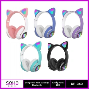 Kedi Figurlu Kulaklık
