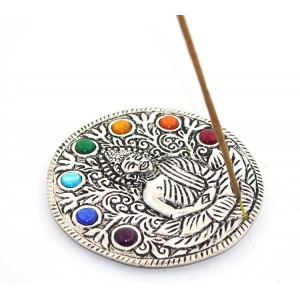 Metal 7 Çakra ( Chakra ) Buda Tütsülük Ksk2175