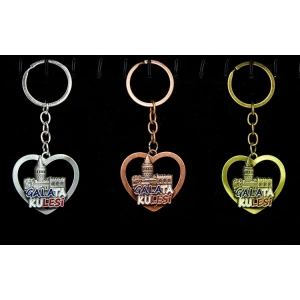 Metal Galata Kulesi Anahtarlık Alk2209