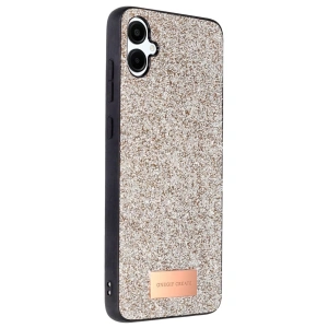 Onegif Samsung Galaxy A06 Bright Simli Kapak - Gold