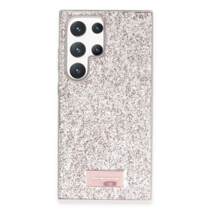 Onegif Samsung Galaxy S23 Ultra Bright Simli Kapak - Gold