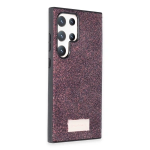 Onegif Samsung Galaxy S24 Ultra Bright Simli Kapak - Derin Mor