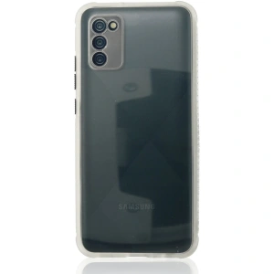 Samsung Galaxy A02s Kılıf Miami Şeffaf Silikon - Şeffaf