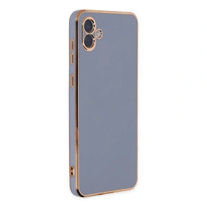 Samsung Galaxy A04 Kılıf Volet Silikon - Mavi