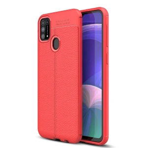 Samsung Galaxy M31 Kılıf Auto Focus Kapak - Kırmızı