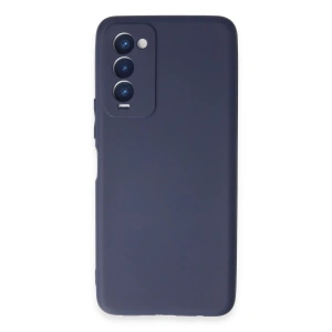 Tecno Camon 18 Kılıf First Silikon - Lacivert