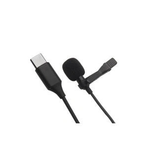 Type-c 2 Metre Double Mikrofon - Siyah