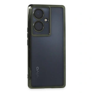 Vivo V29 Lite Kılıf Razer Lensli Silikon - Yeşil
