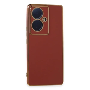 Vivo V29 Lite Kılıf Volet Silikon - Kırmızı