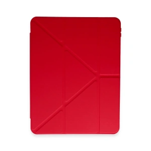 Xiaomi Pad 6 Kılıf Kalemlikli Mars Tablet Kılıfı - Kırmızı