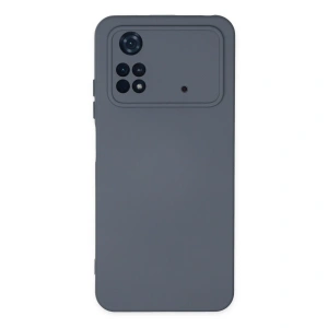 Xiaomi Poco M4 Pro 4g Kılıf Nano İçi Kadife Silikon - Gri