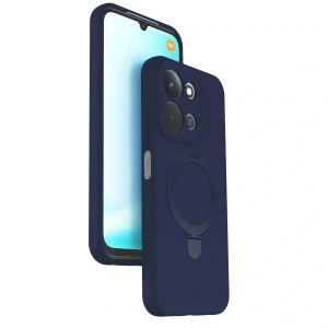 Xiaomi Redmi 15c 4g Regal Magsafe Standlı Kapak - Lacivert