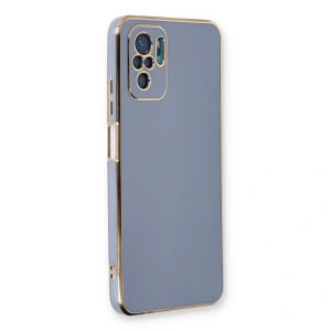 Xiaomi Redmi Note 10 Kılıf Volet Silikon - Mavi